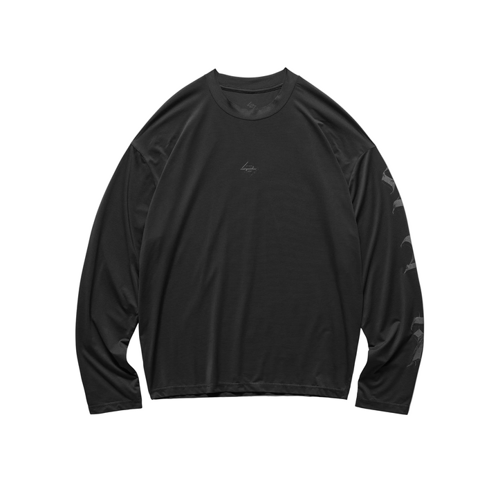 247 Represent Mens Noble LS Tee - Jet Black - AW26