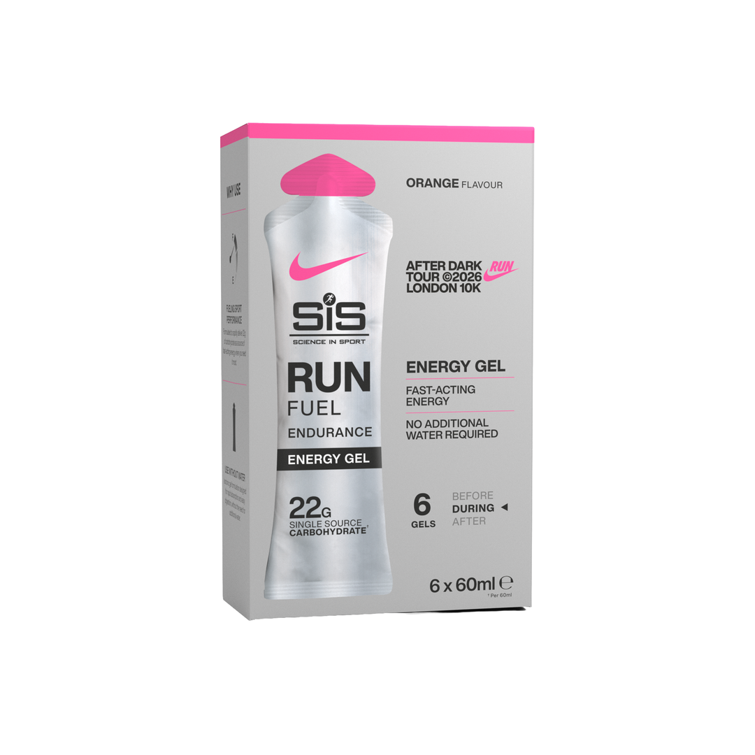 SIS X Nike After Dark Run Fuel Isotonic Endurance Energy Gel - Orange (Box of 6)