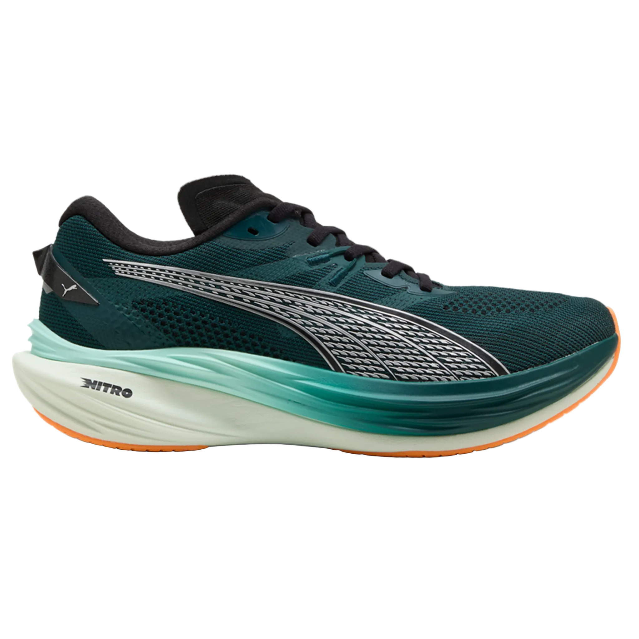 Puma Mens Deviate NITRO 3 - Green Terrain/Heat Fire - Neutral - AW25
