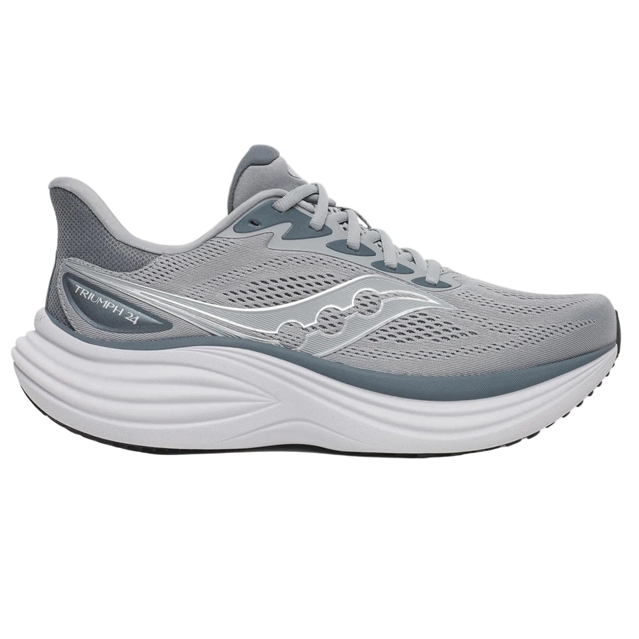Saucony Mens Triumph 24 - Fossil/Gunmetal - AW26