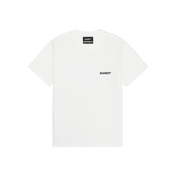 Bandit Unisex Classic Cotton Tee - White - SS26