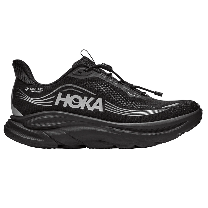 Hoka Womens Clifton 11 GTX - Black/Black - Neutral - AW26