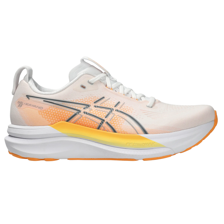 Asics Mens Gel Kayano 33 Ignite - White/Stadium Orange - Stability - AW26
