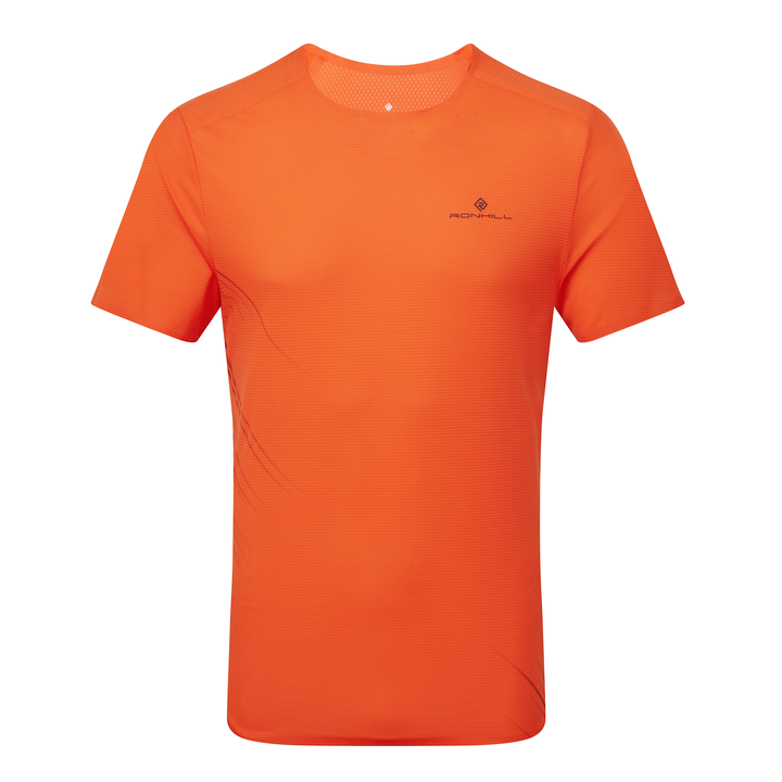 RonHill Mens Tech Race S/S Tee - Ronhill Red/Black - SS26
