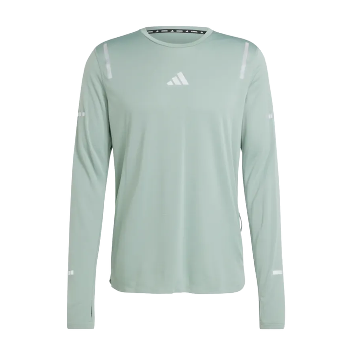 Adidas Mens Ultimate Long Sleeve - Silver Green