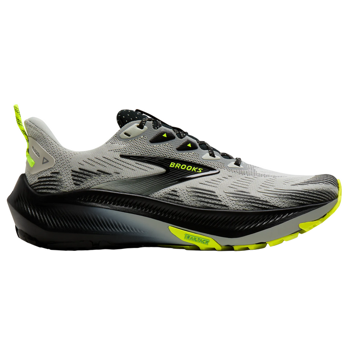 Brooks Mens Ghost Trail - Grey/Black/Nightlife - Trail - AW26