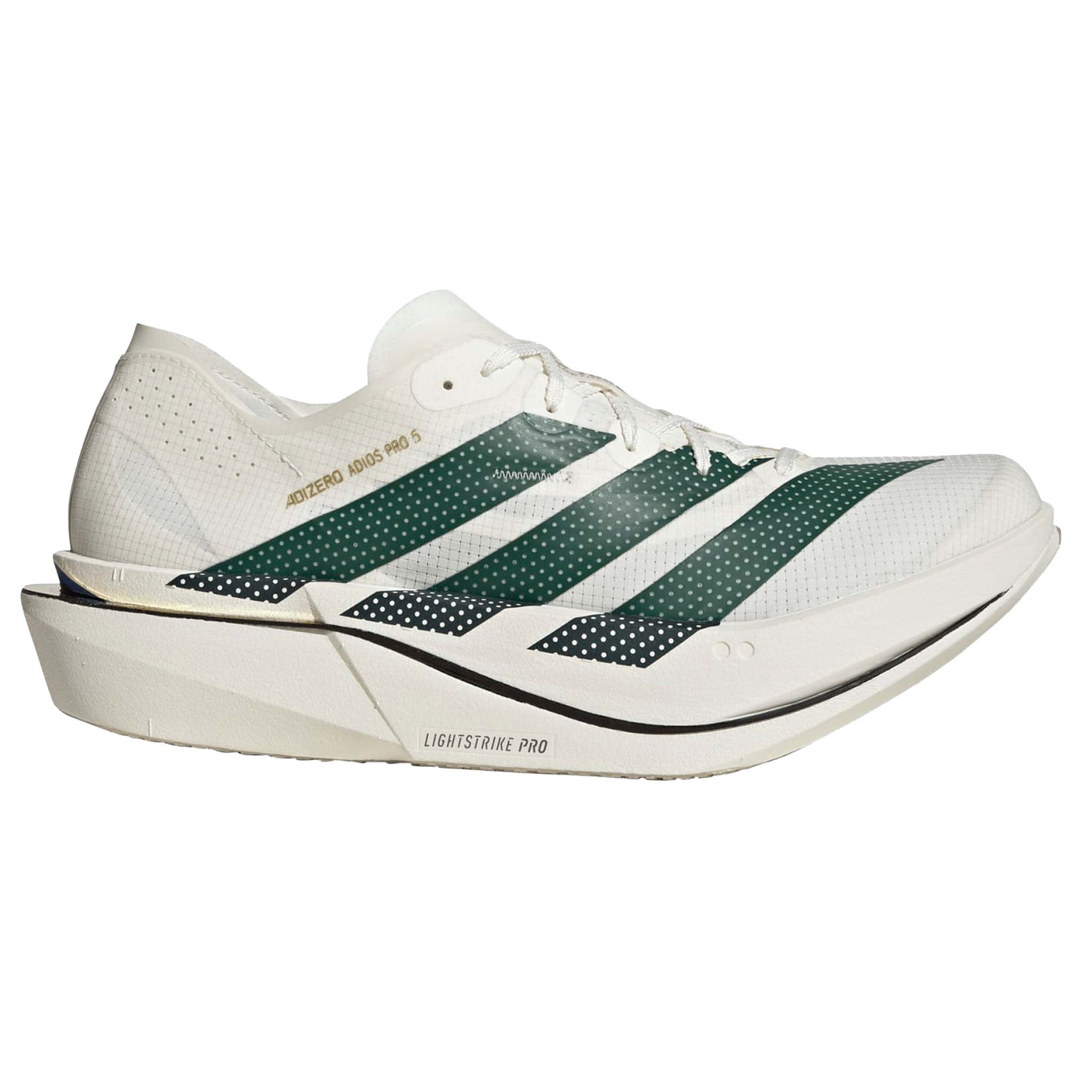 Adidas Mens Adizero Adios Pro 5 - Off White/Collegiate Green/Royal Blue - Neutral - AW26