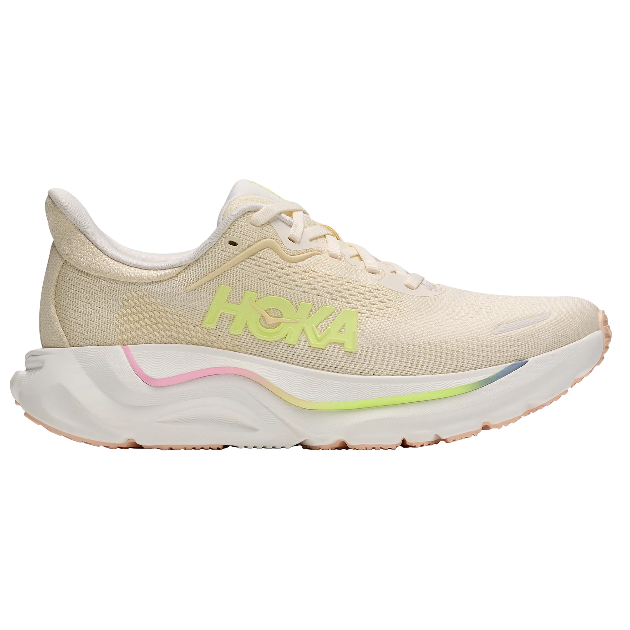 Hoka Womens Arahi 9 - Vintage Yellow/Alabaster - Stability - AW26