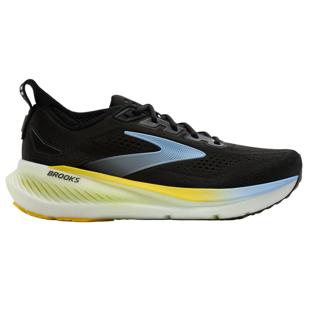 Brooks Mens Glycerin 23 - Black/Cyber Yellow/Nightlife - Neutral - AW26