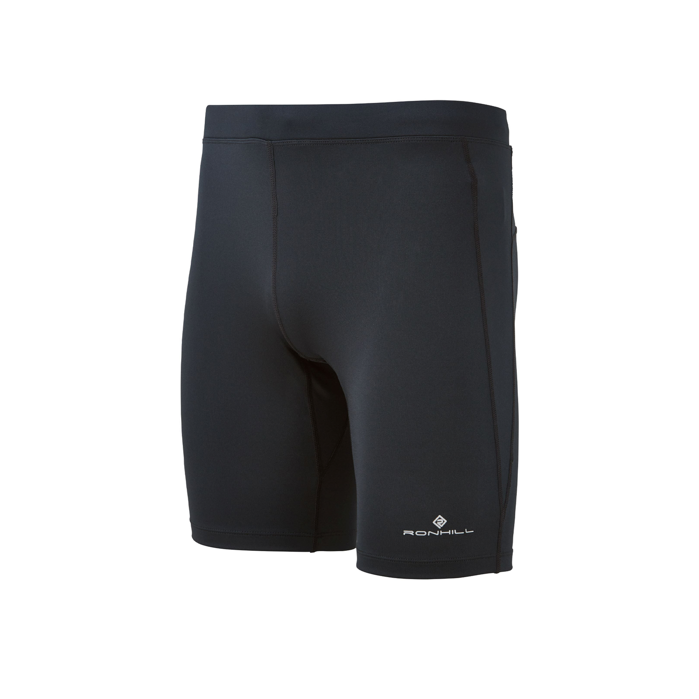 RonHill Mens Core Short - Black/Bright White