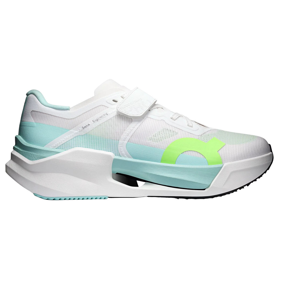 ON Mens Cloud X Tempo Pro - White/Celeste - AW26