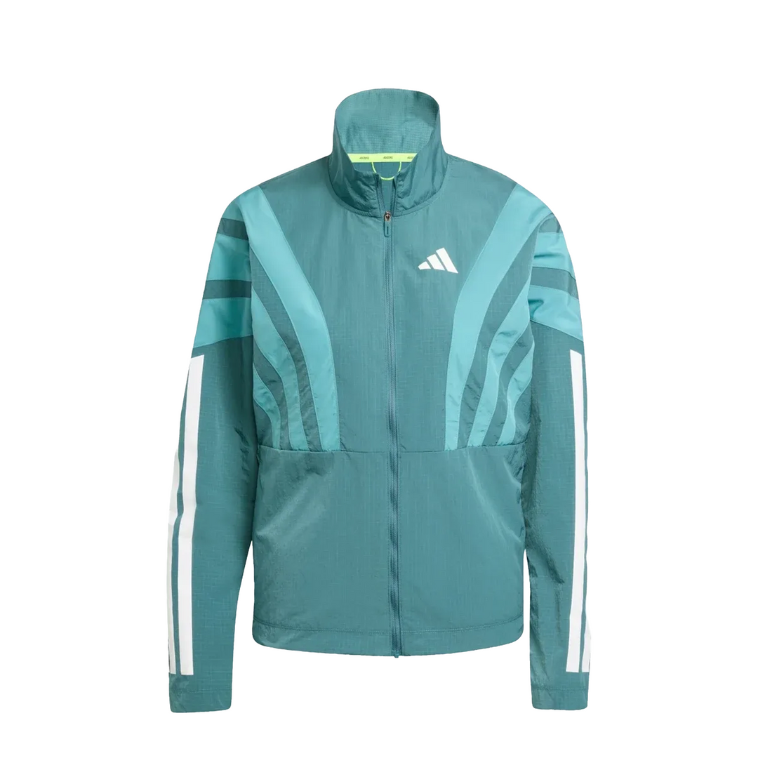 Adidas Womens Adizero Jacket  - Green