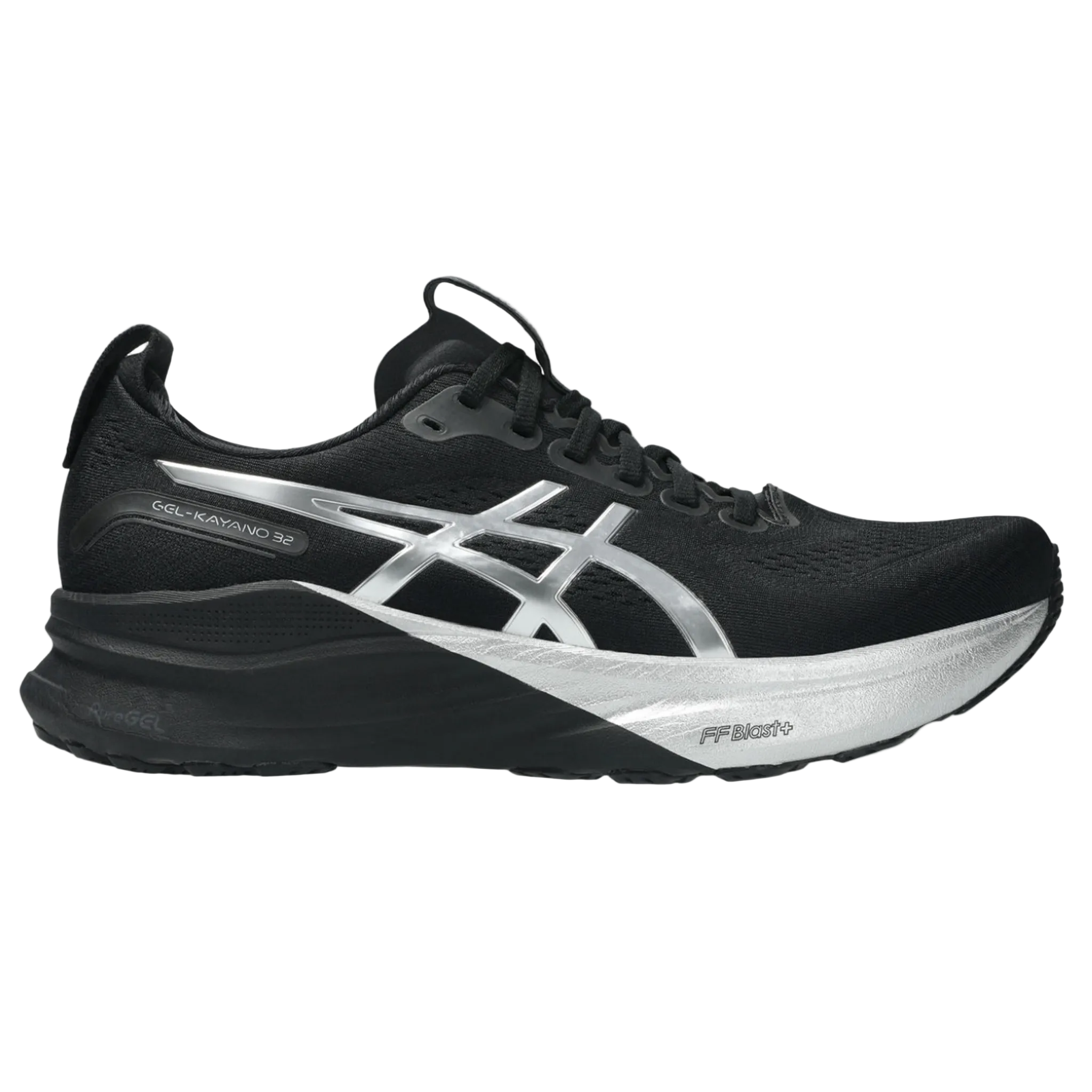 Asics Mens Gel Kayano 32  Platinum - Platinum/Black - Stability - SS26