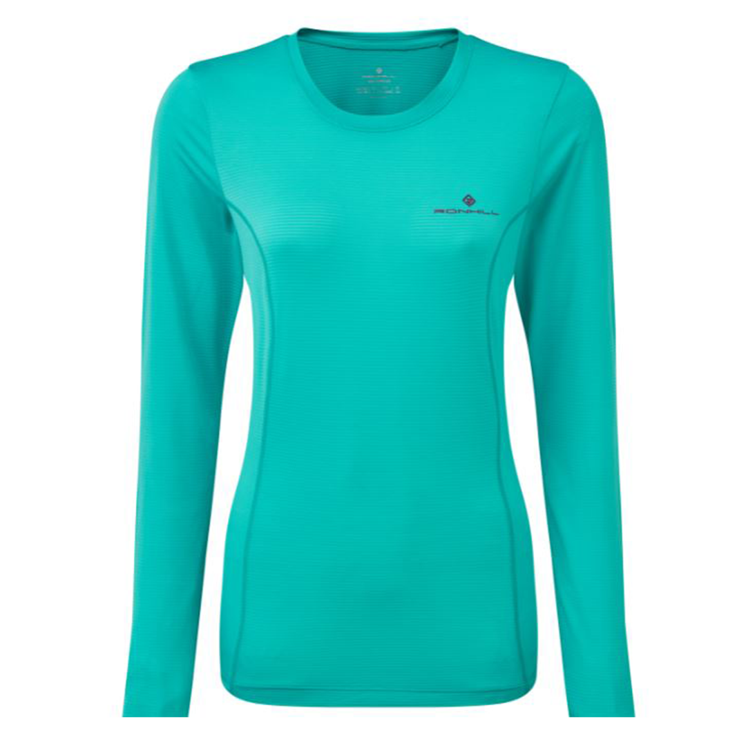 RonHill Womens Tech L/S Tee - Jade/Grape