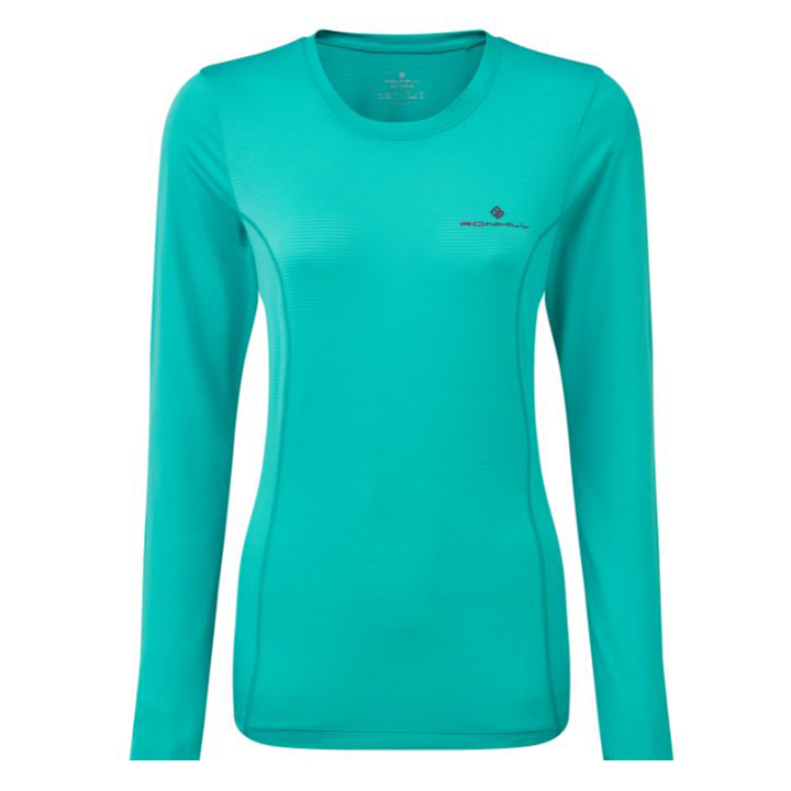 RonHill Womens Tech L/S Tee - Jade/Grape
