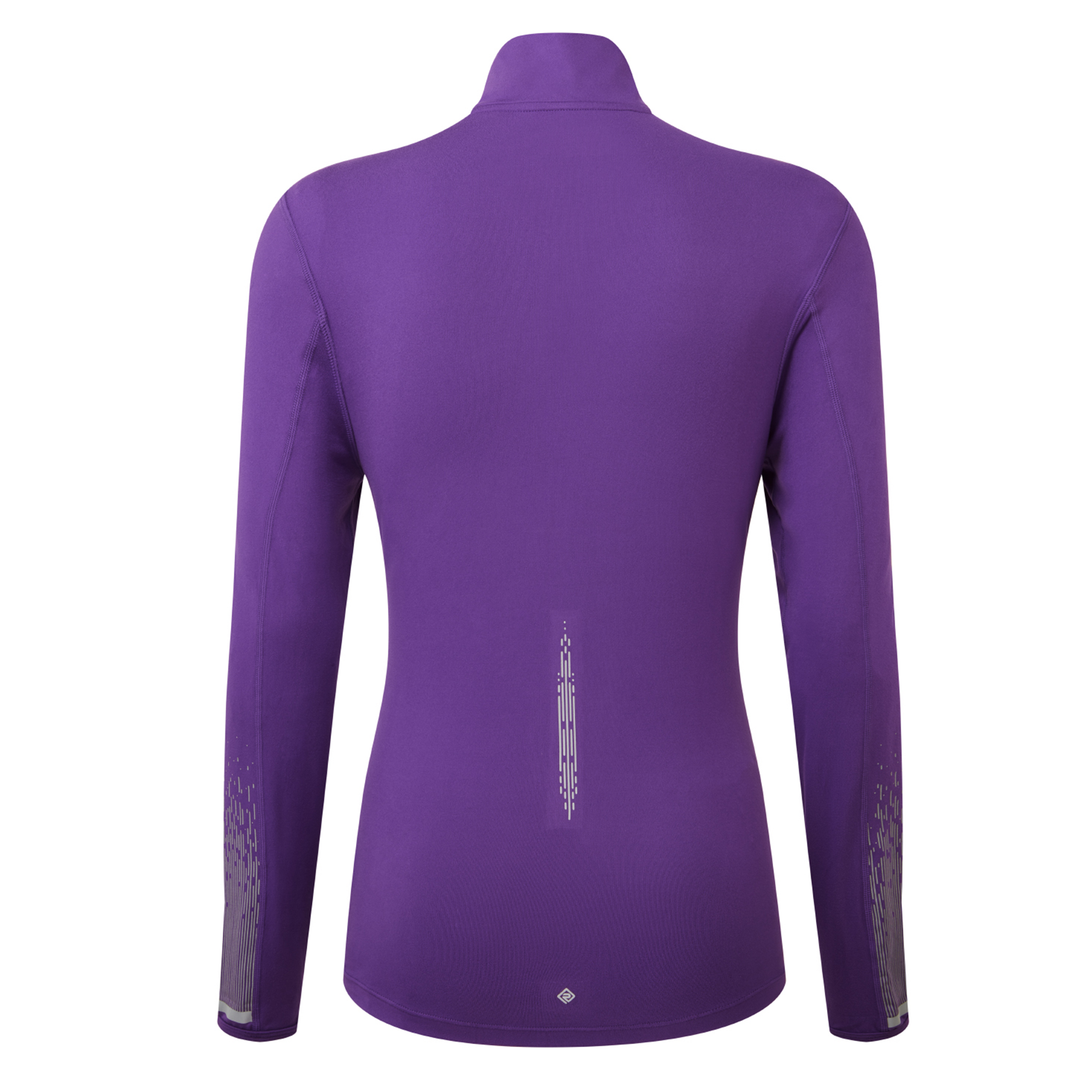 RonHill Womens Tech Reflect 1/2 Zip - Regal Purple/Reflect