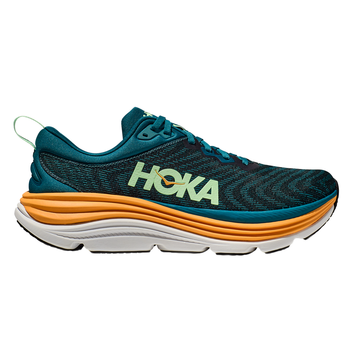 Hoka Mens Gaviota 5 - Deep Lagoon/Sherbet - Stability