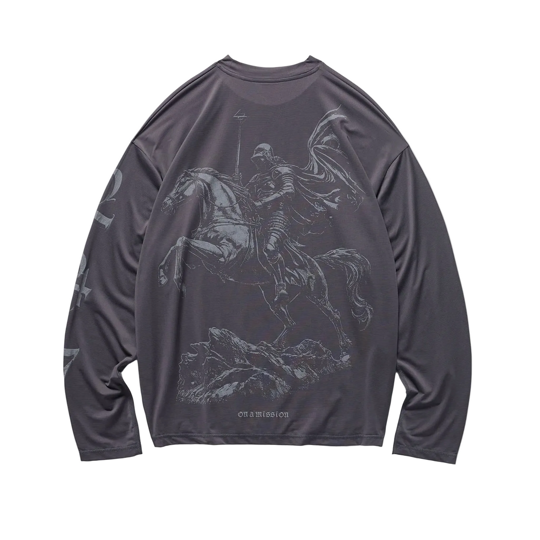 247 Represent Mens Noble LS Tee - Graphene - AW26