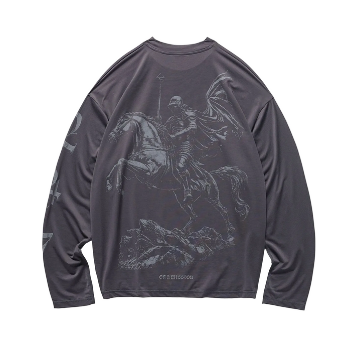 247 Represent Mens Noble LS Tee - Graphene - AW26