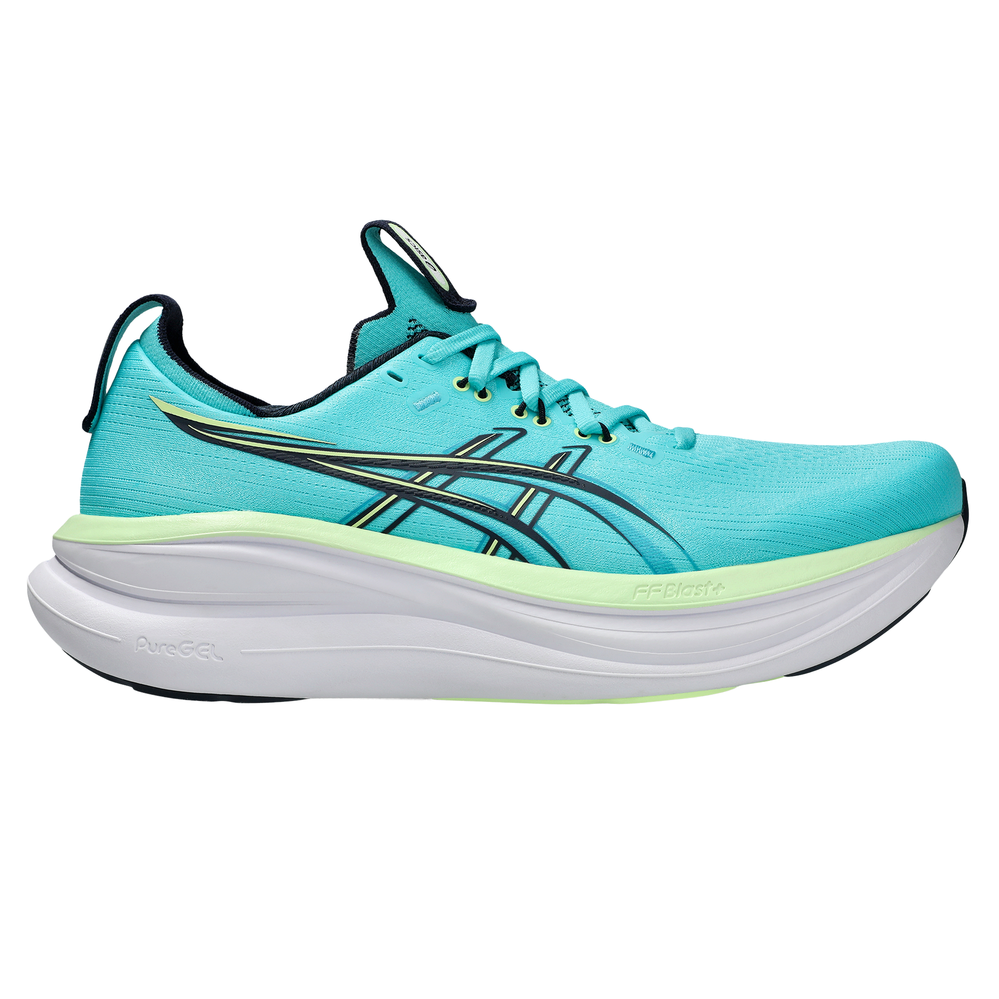 Asics Mens Gel Nimbus 28 - Energy Aqua/Midnight - Neutral - AW26