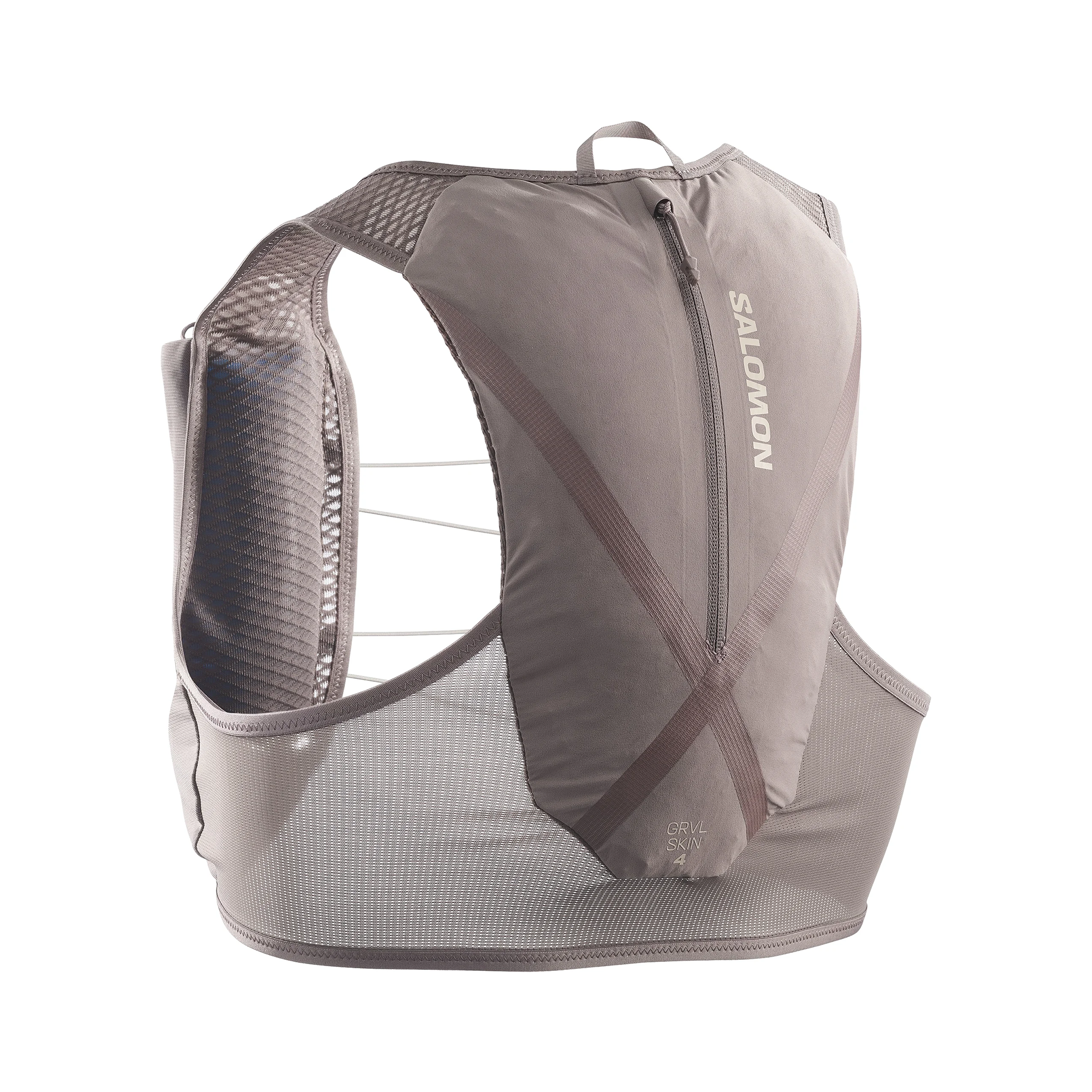 Gilet unisexe avec flasques Salomon GRVL Skin 4 - Iron/Silver Cloud