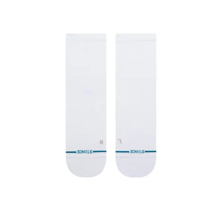 Stance Solid Ultra Light Quarter - White