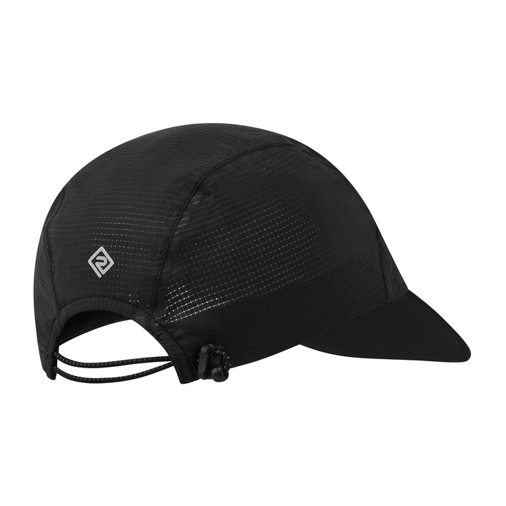 RonHill Race Cap – Ganz Schwarz – SS26