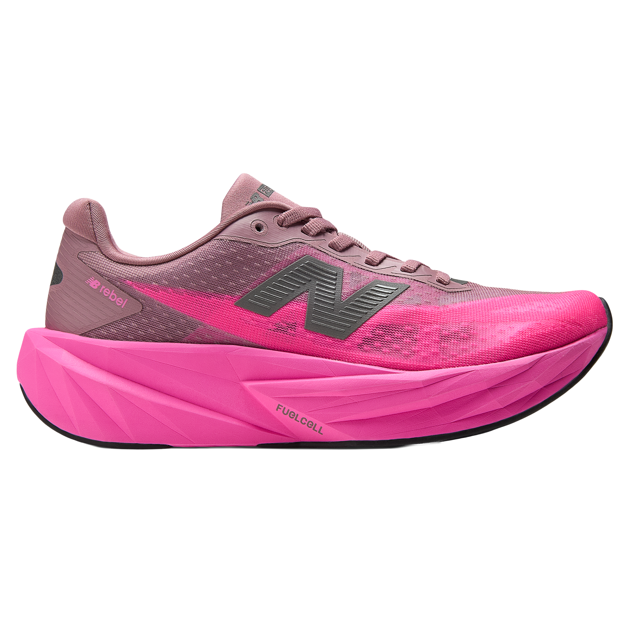 New Balance Womens FuelCell Rebel V5 Wide - D Width - Pink Heat/Rosewood - Neutral - SS26