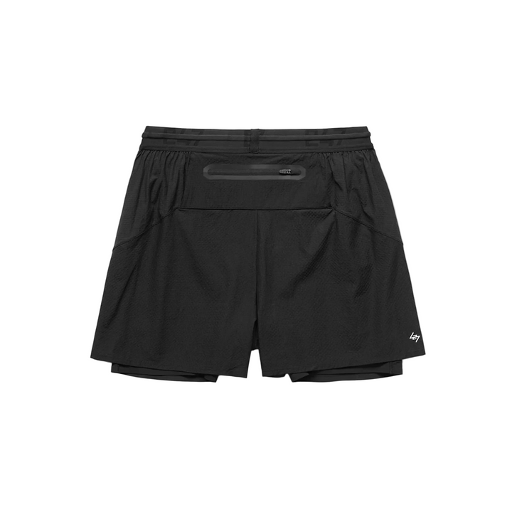 247 Represent Mens Trail Shorts - Jet Black - AW26