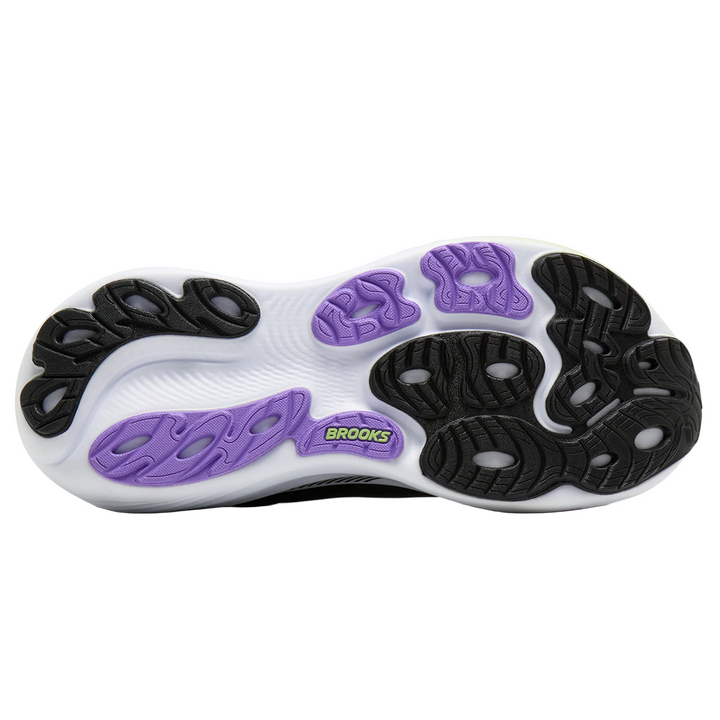 Brooks Womens Adrenaline GTS 25 - Black/Blackened Pearl/Purple - Stability - AW26