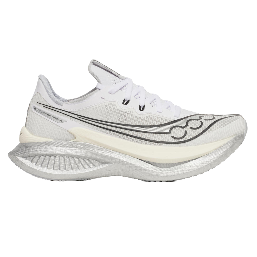 Saucony Womens Endorphin Pro 5 - White/Black - Neutral - SS26