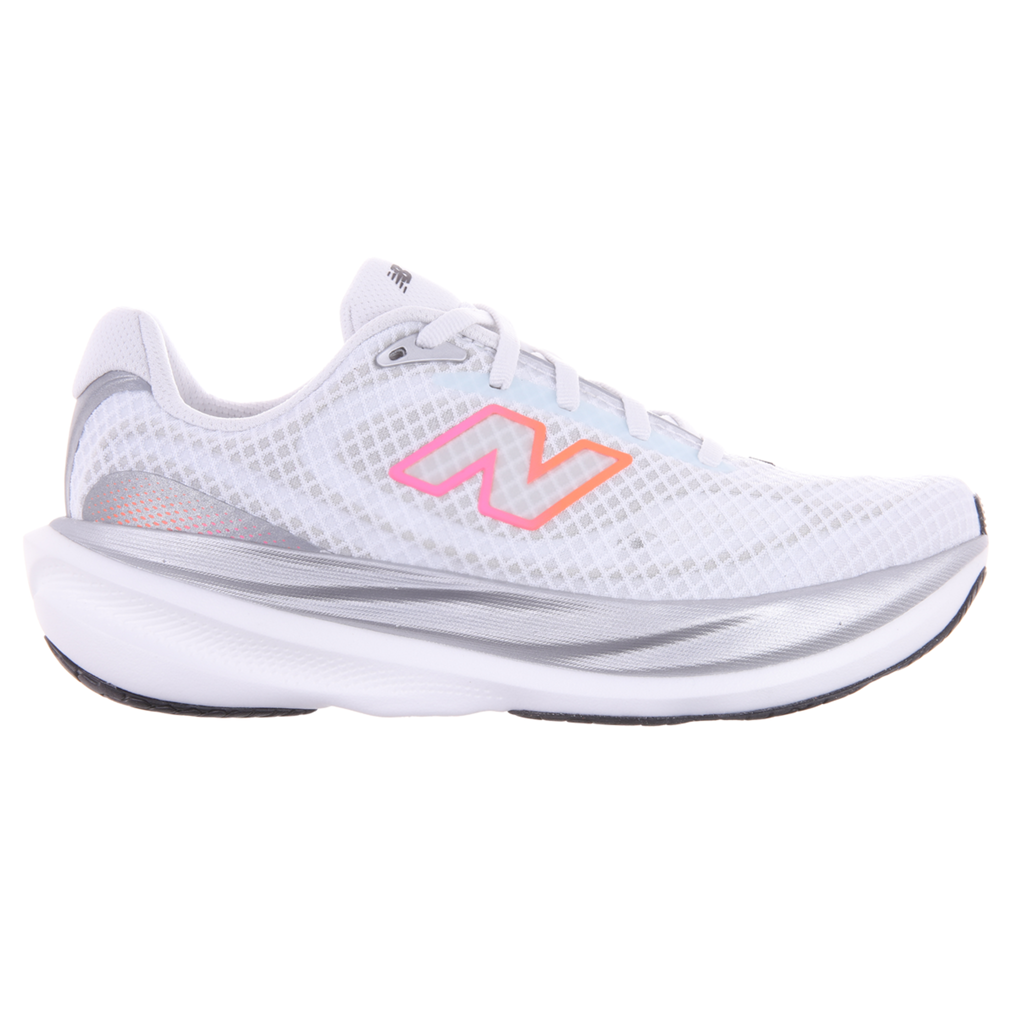 New Balance Femmes 1080V15 - Blanc/Rose Chaleur/Tangerine - Neutre - SS26
