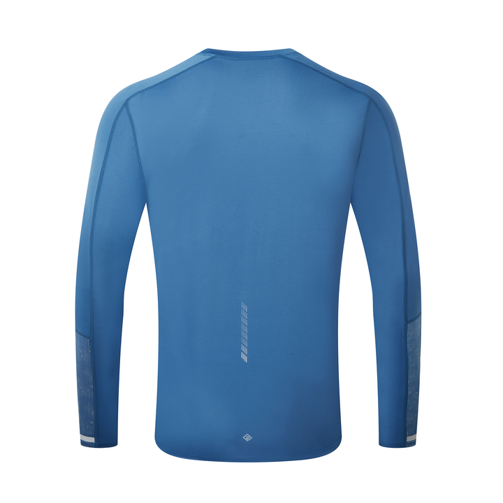 RonHill Mens Tech Reflect L/S Tee - Glacier/Reflect - AW26