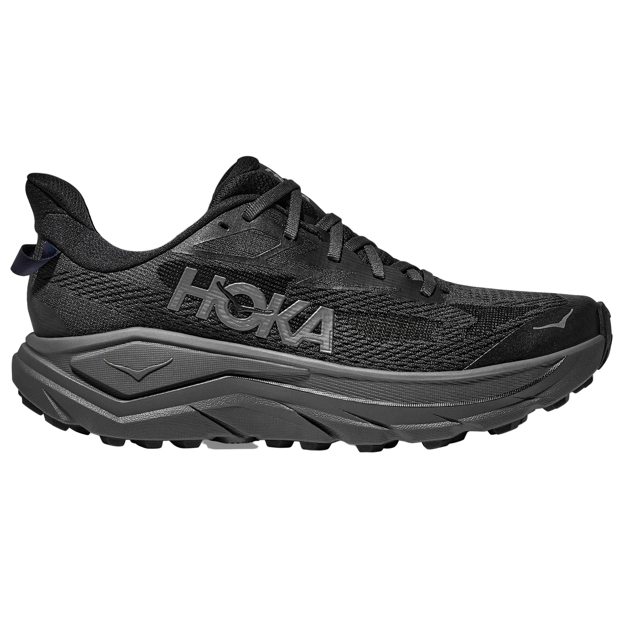 Hoka Mens Challenger 8 - Black/Outer Orbit - Trail - AW26