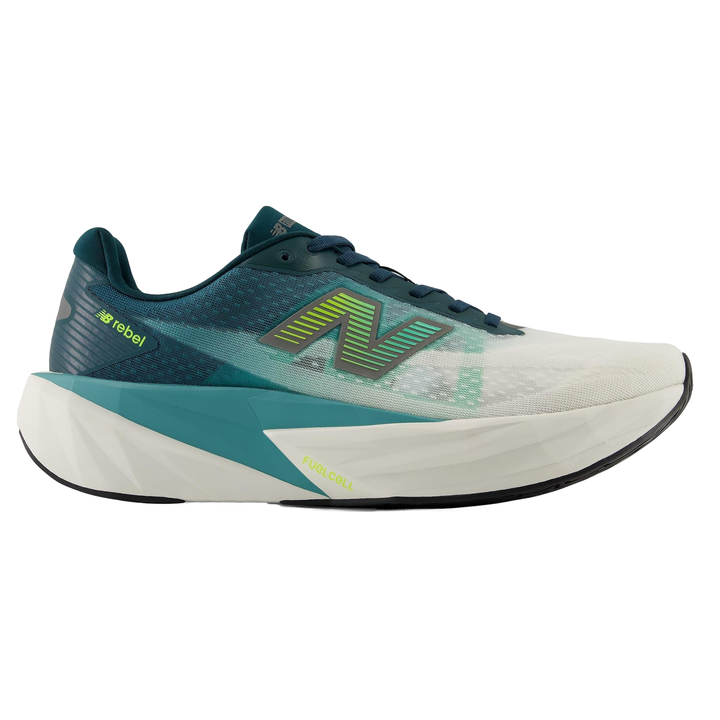 New Balance FuelCell Rebel V5 pour hommes - Vert Medusa/Sarcelle délavée - Neutre - SS26