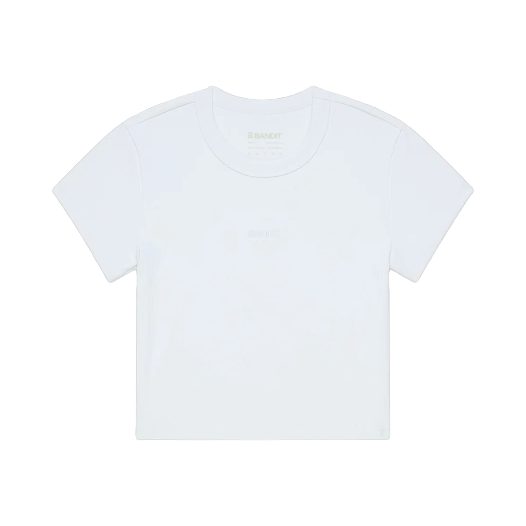 Bandit Womens Vituccia Cropped Performance Tee - White - AW26