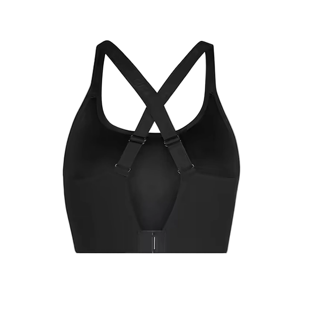 247 Represent Womens Mid Impact Sports Bra - Black - AW26