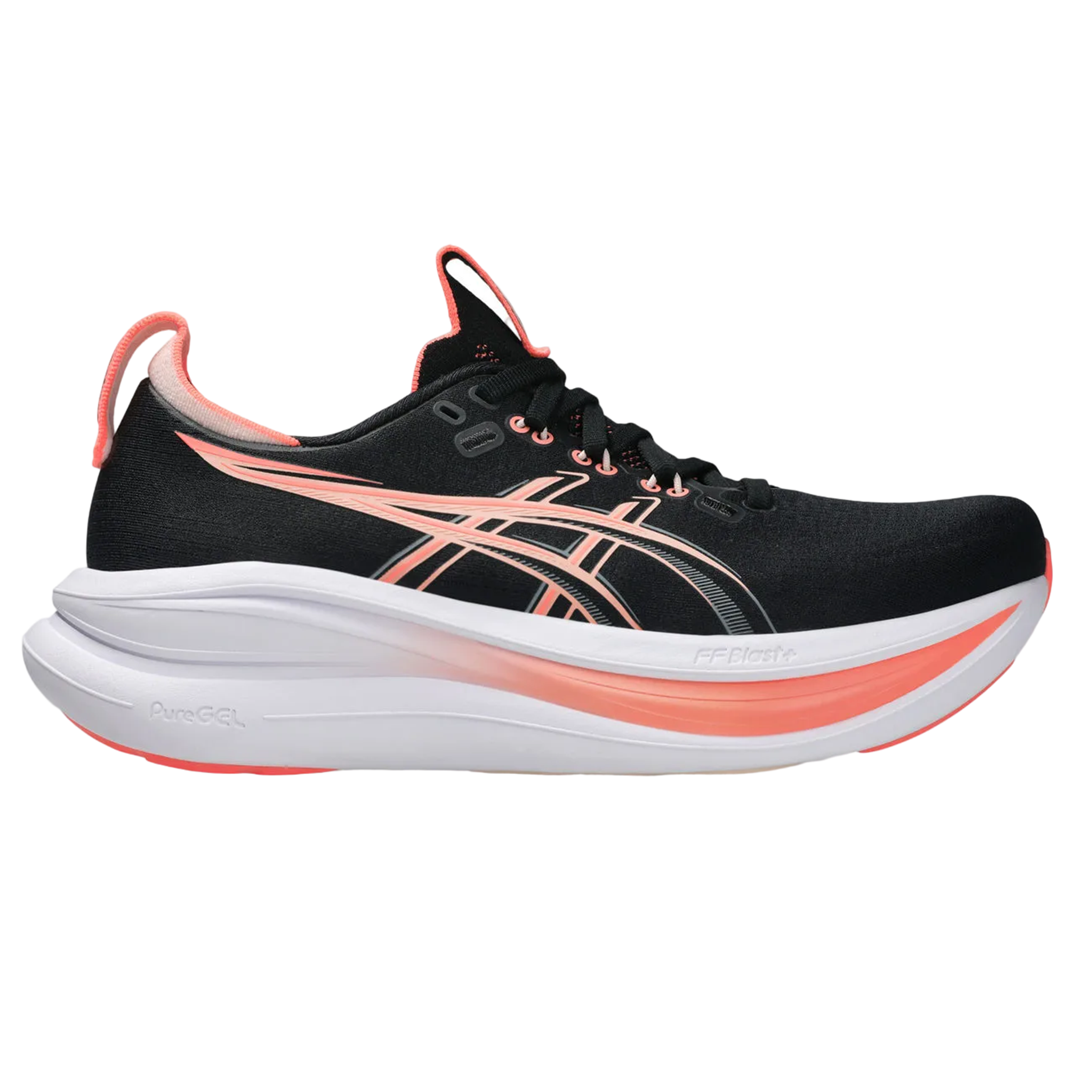Asics Womens Gel Nimbus 28 - Black/Pearl Pink - Neutral - SS26