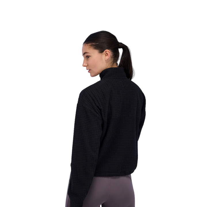 Bandit Womens Macrosoft Grid Quarter Zip - Bandit Black - SS26