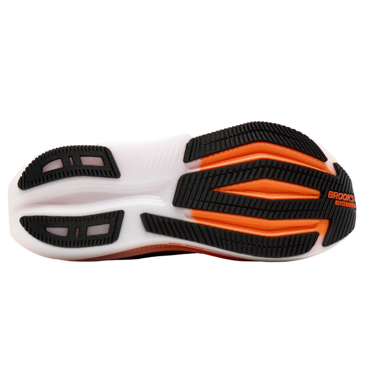 Brooks Mens Glycerin Max 2 - Black/Tigerlilly/Orange - Neutral - AW26