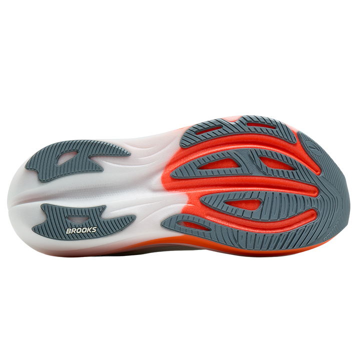 Brooks Mens Glycerin Max 3 - Grey/Night Owl/Red Orange - Neutral - SS27