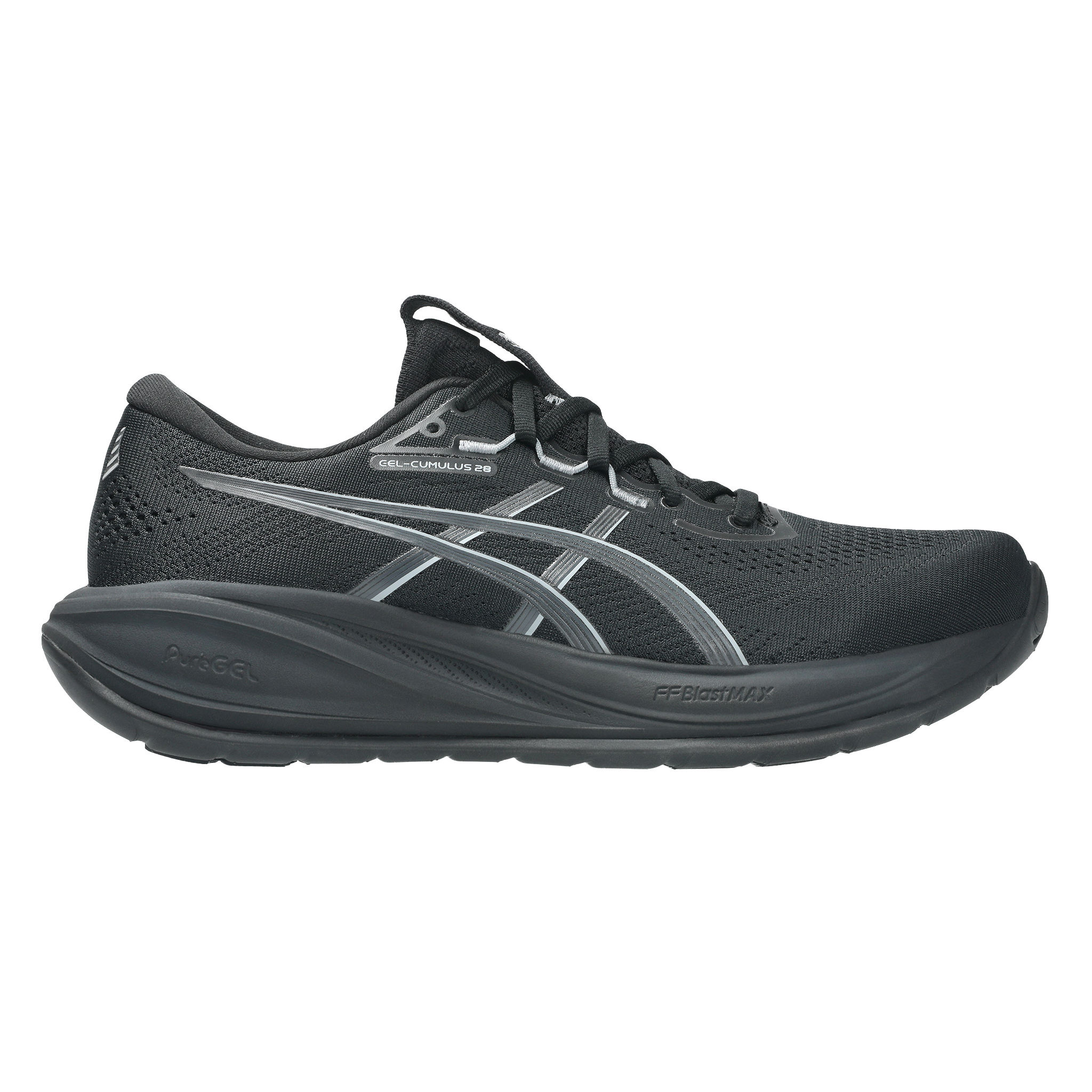 Asics Mens Gel Cumulus 28 - Black/Carrier Grey - Neutral - SS26