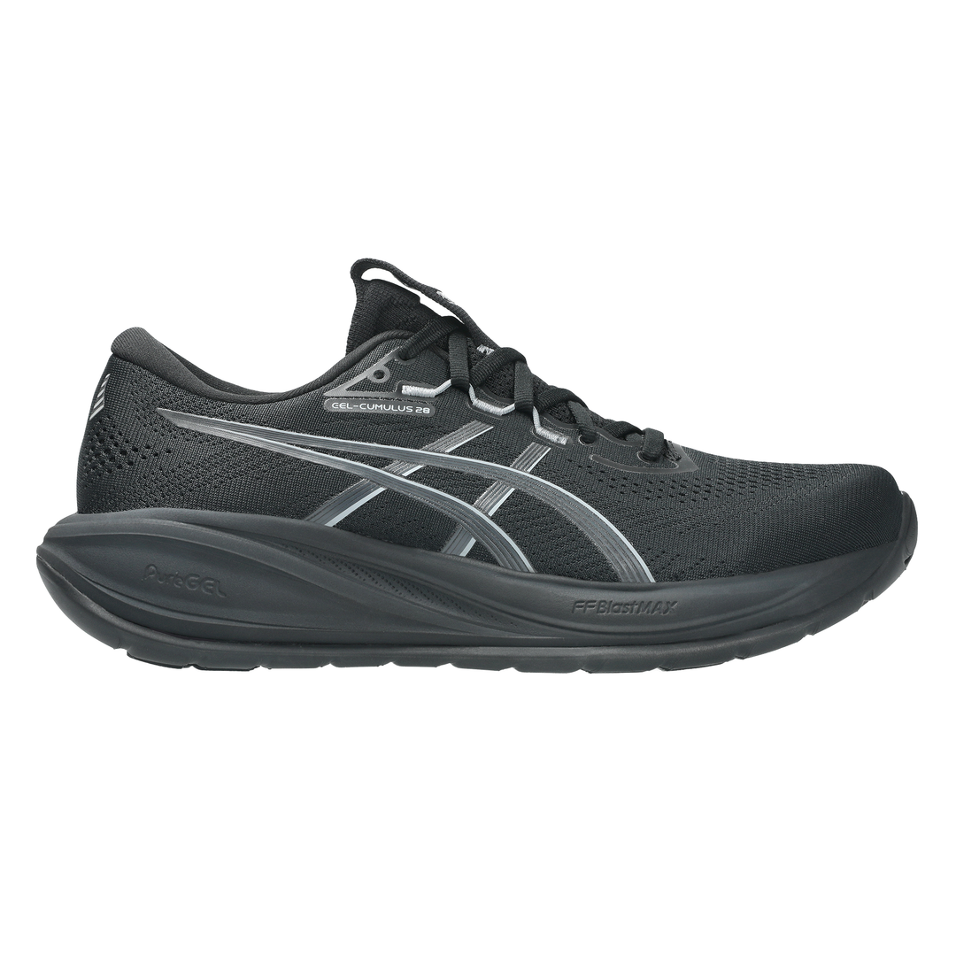 Asics Mens Gel Cumulus 28 - Black/Carrier Grey - Neutral - SS26
