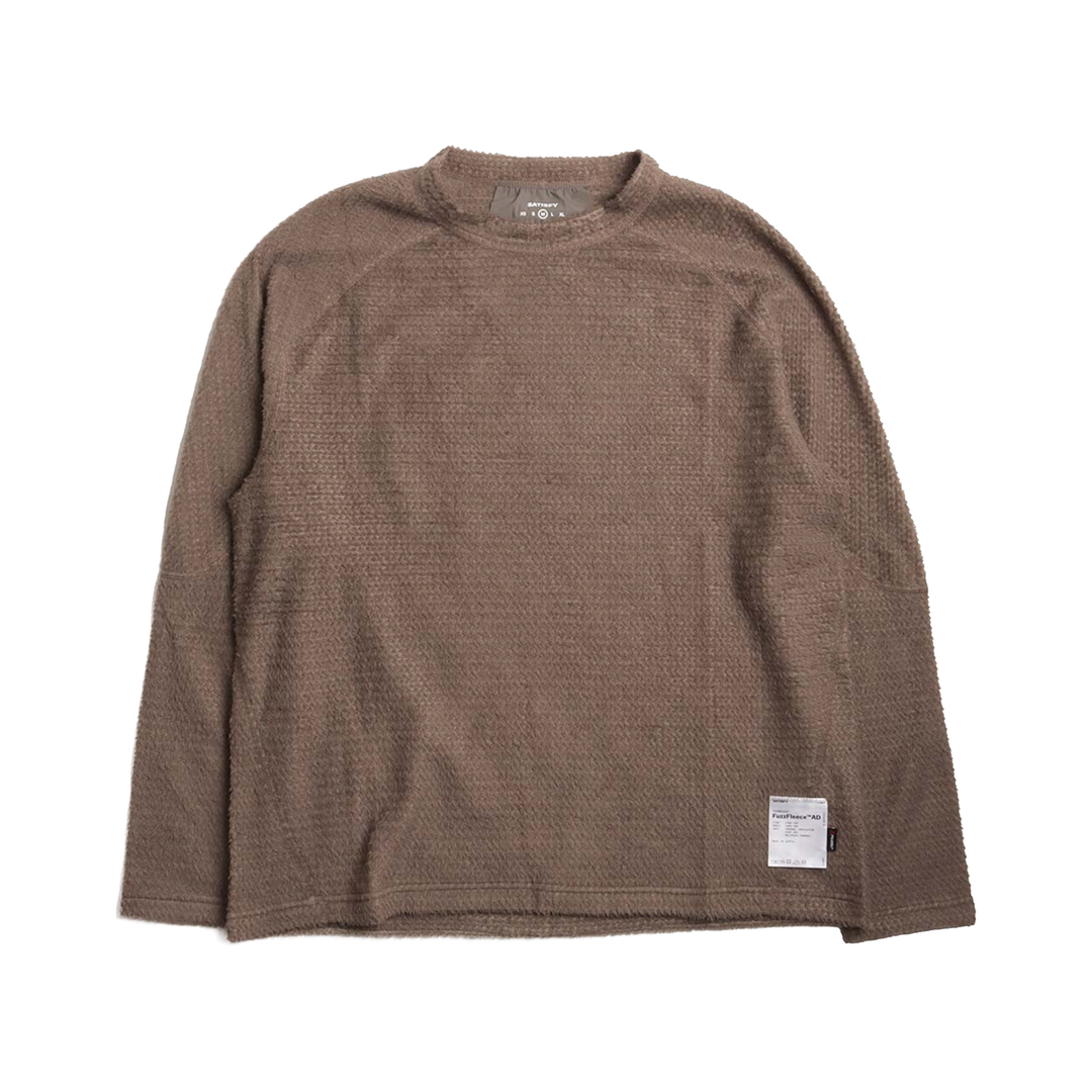 Satisfy Mens FuzzFleece AD Long Tee - Falcon - AW26