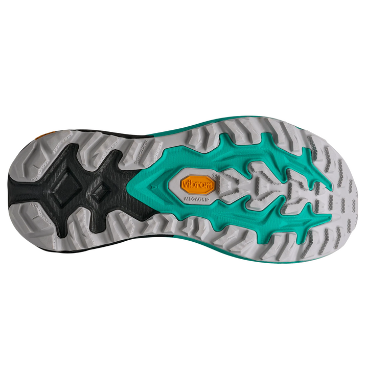 Hoka Womens Mafate 5 - Black/Electric Aqua - Trail - AW26