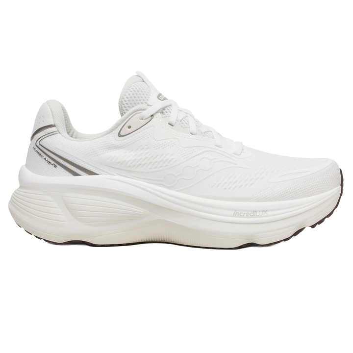 Saucony Mens Hurricane 26 - White/Quartz - Stability - AW26