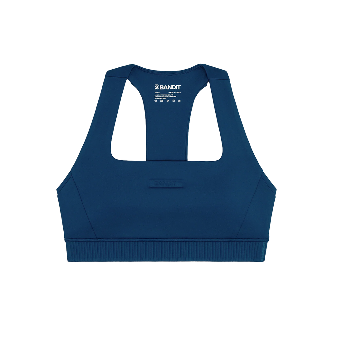 Bandit Womens Stamina Square Neck Bra - Ink Blue - SS26