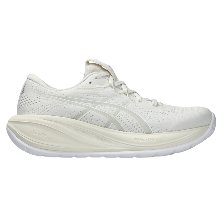 Asics Womens Gel Cumulus 28 - Cream/Glacier Grey - Neutral - AW26