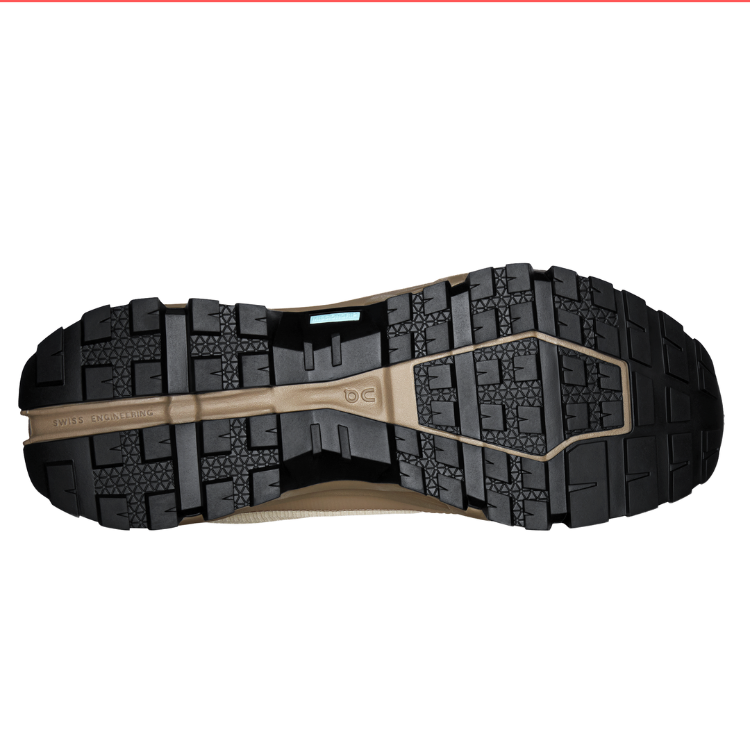 ON Mens Cloudrock Low Waterproof - Grain/Soba - Trail - AW26