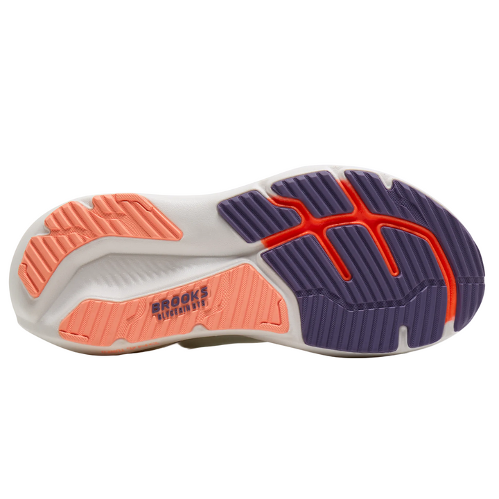 Brooks Womens Glycerin GTS 23 - White/Mulled Grape/Clear - Stability - AW26